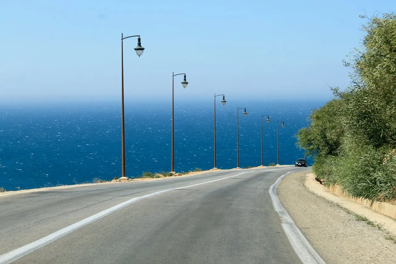 Montenegro coastal road